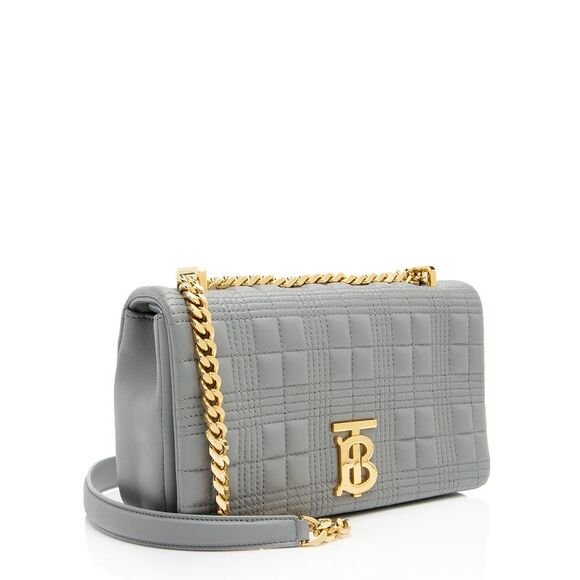 Burberry Quilted Lambskin TB Lola Chain Small Crossbody - Picture 2 of 12